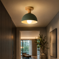 Nordic Dome Metal Shade Semi Flush Ceiling Light | Savira