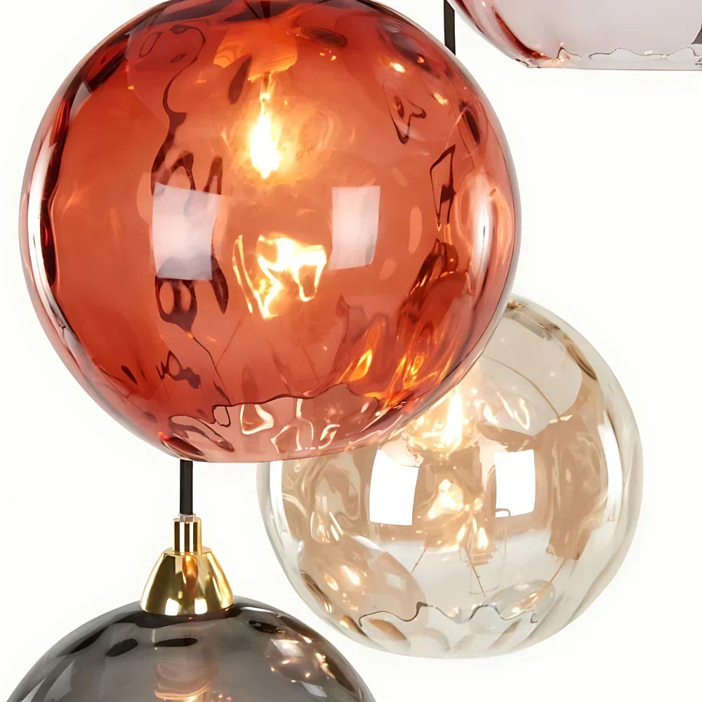 Nordic Glass Globe Pendant Light Fixture | Solvara