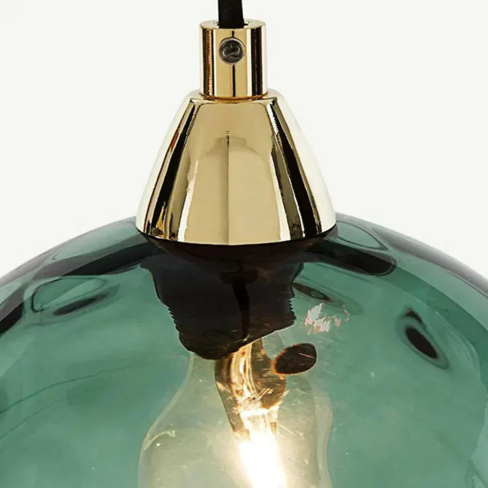 Nordic Glass Globe Pendant Light Fixture | Solvara