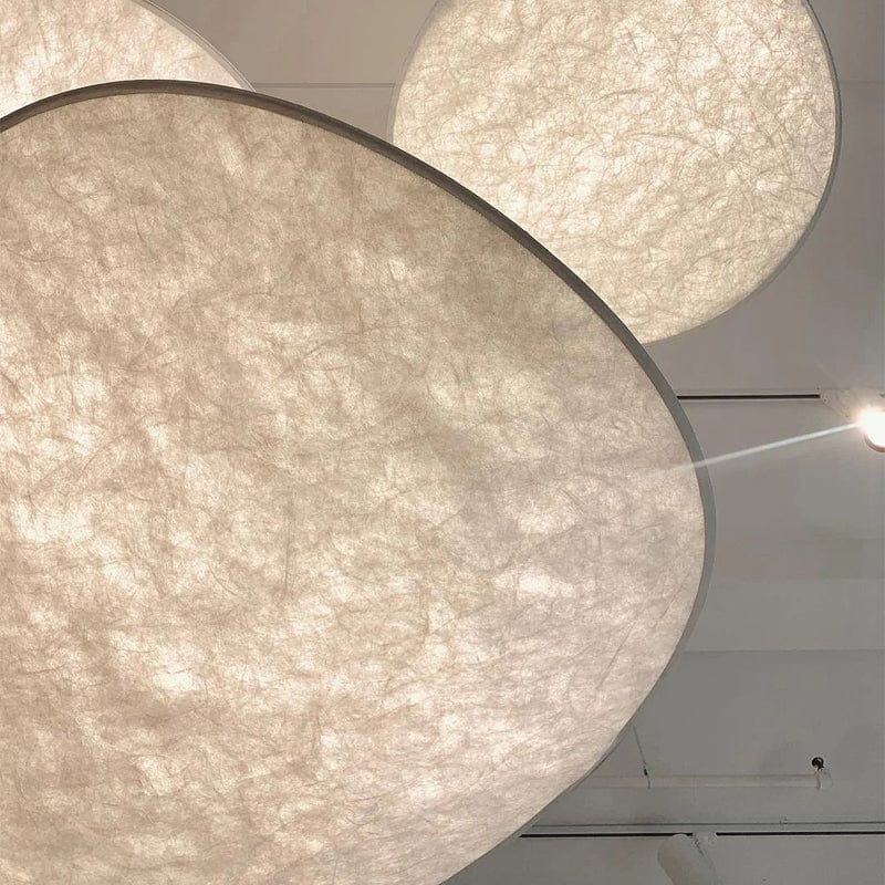 Nordic Japandi Silk Shade Pendant Light Soft Glow | Norlix