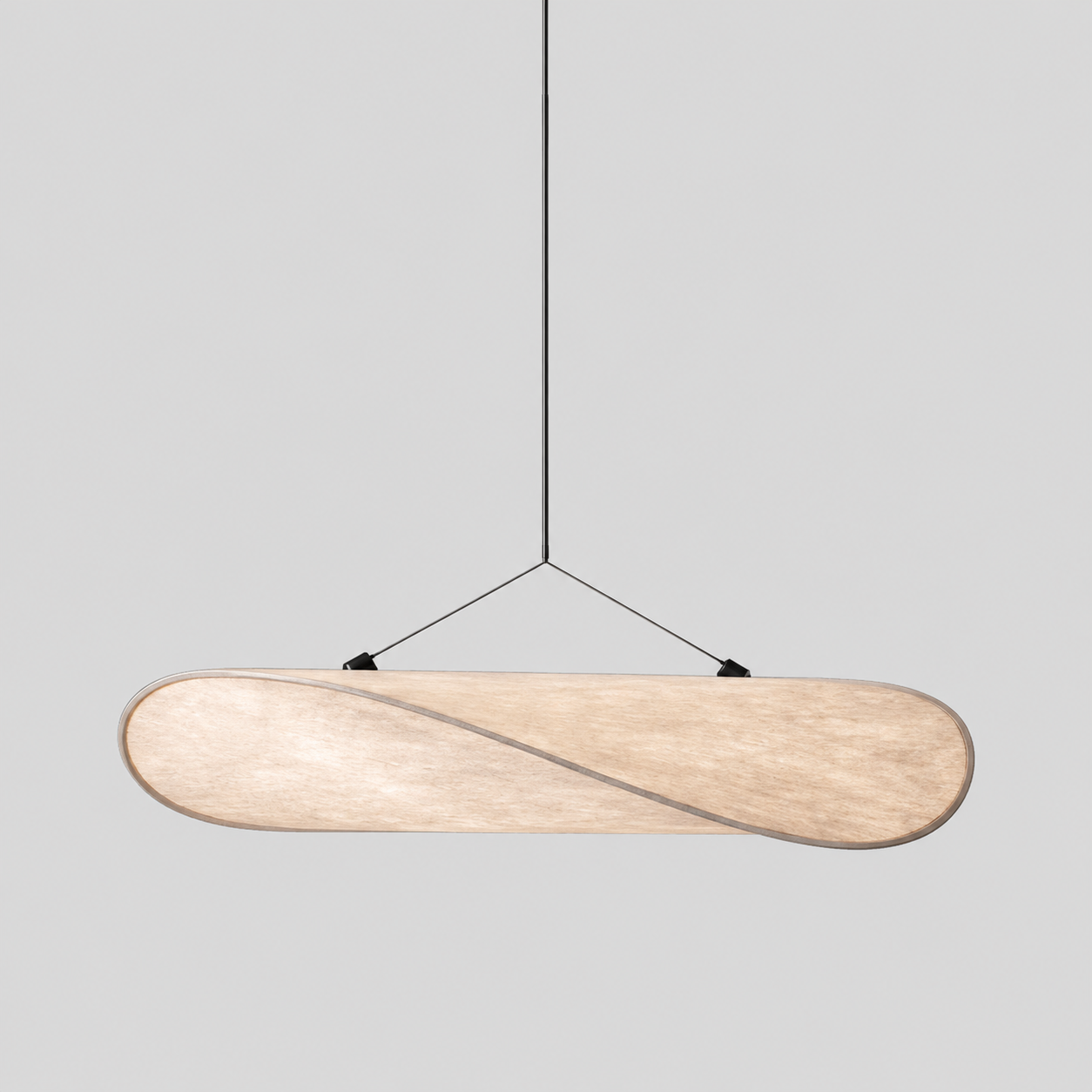 Nordic Japandi Silk Shade Pendant Light Soft Glow | Norlix