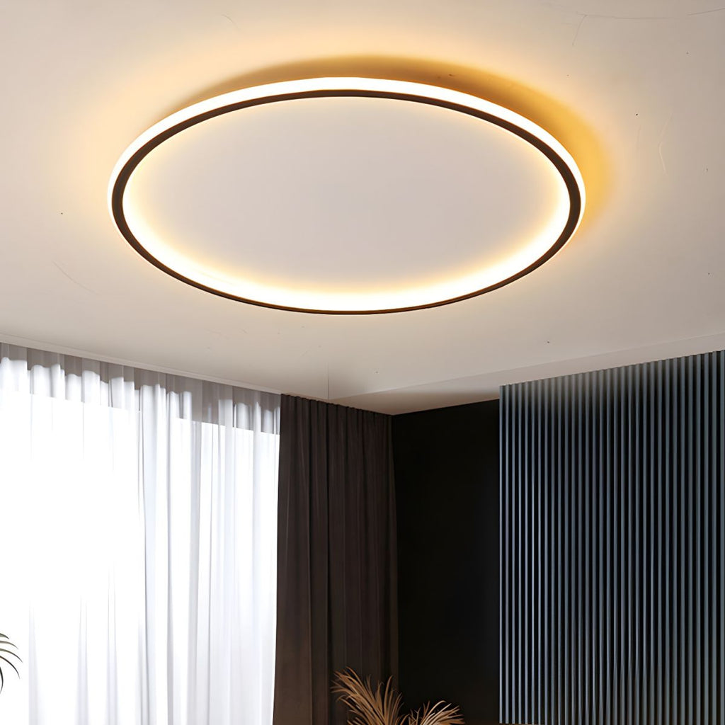 Nordic LED Ceiling Light Dimmable Flush Mount | Velorae