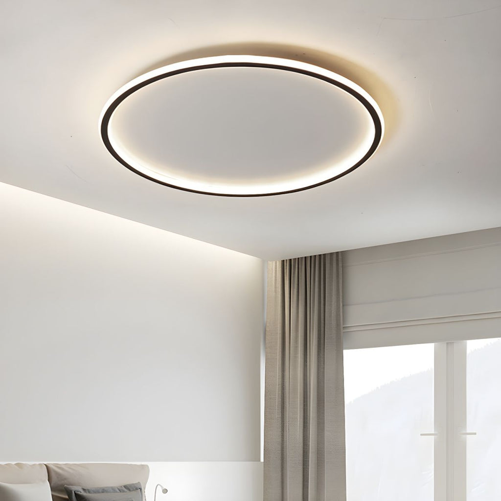 Nordic LED Ceiling Light Dimmable Flush Mount | Velorae