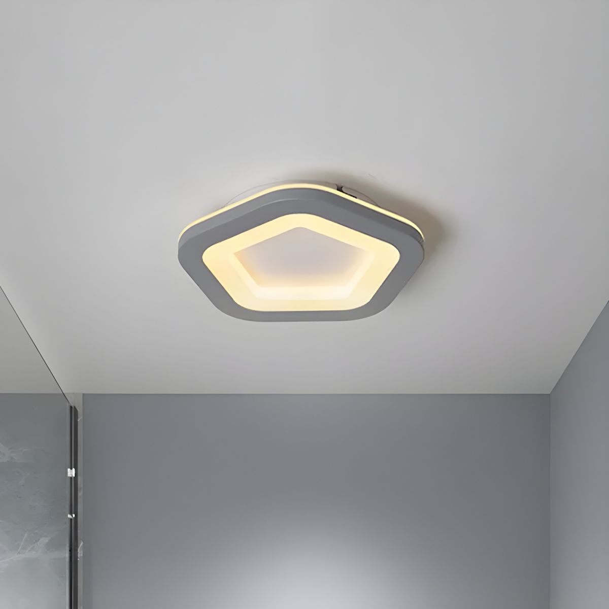 Nordic LED Flush Mount Ceiling Light Acrylic Shade | Palmera