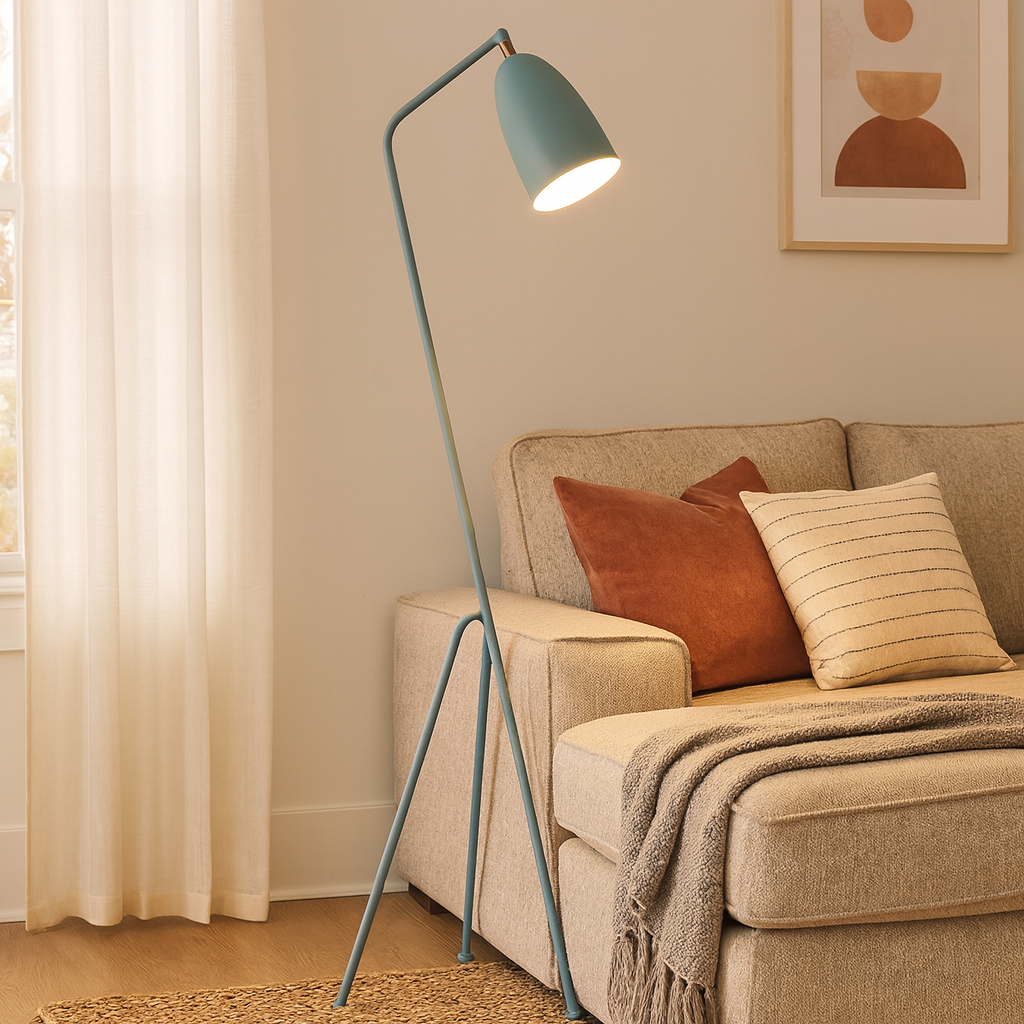 Nordic Metal Dome Floor Lamp for Modern Interiors | Domelux