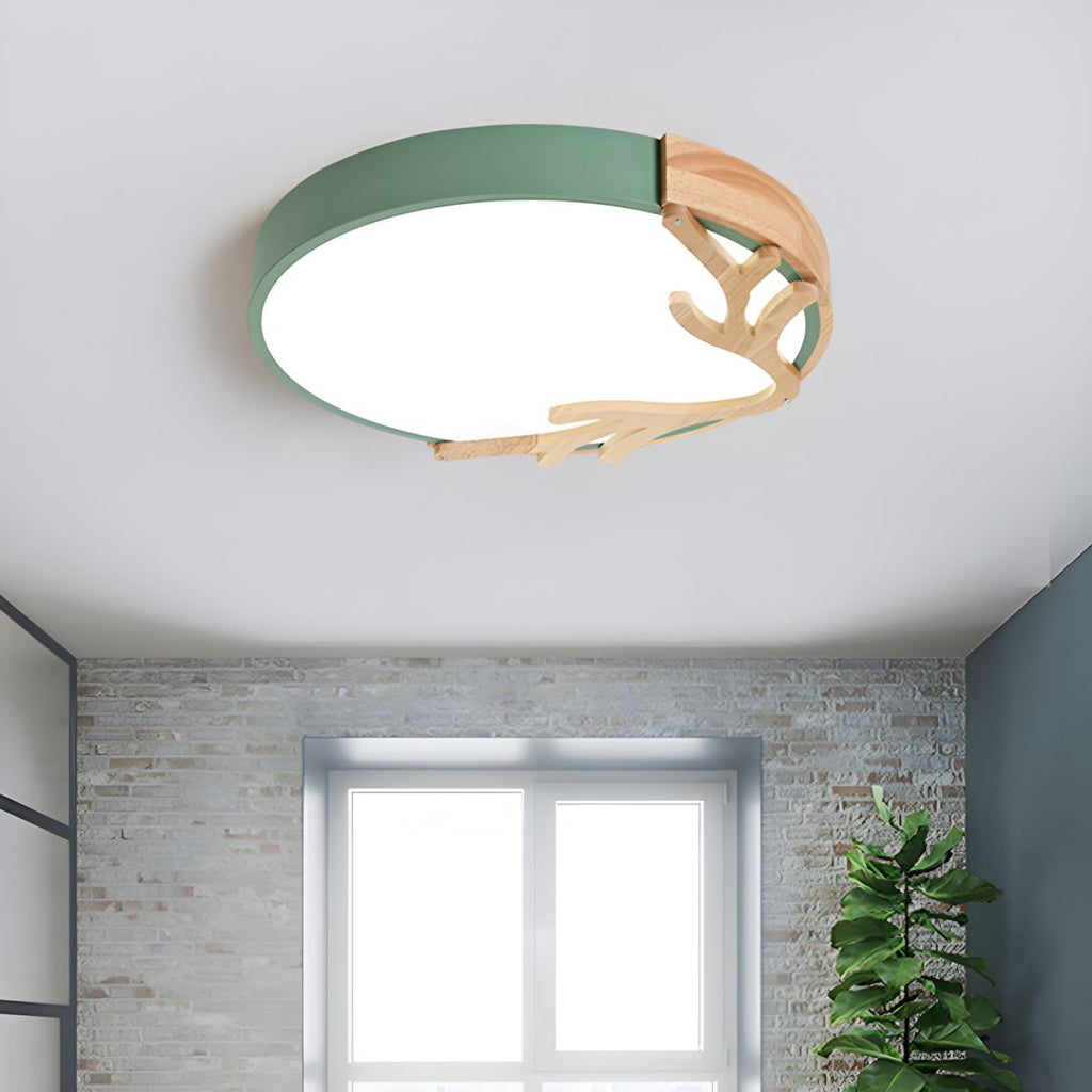 Nordic Metal Flush Mount Ceiling Light for Kids | Calira