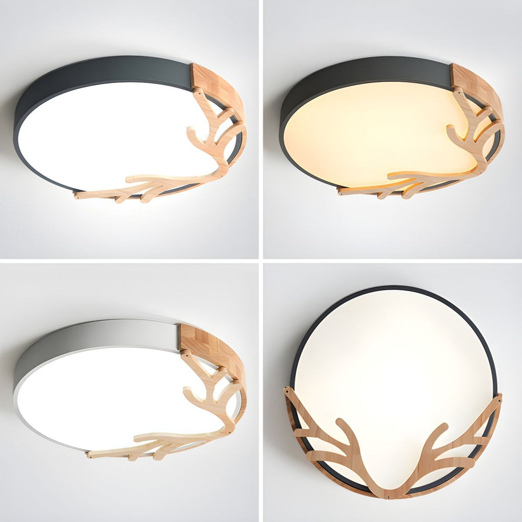 Nordic Metal Flush Mount Ceiling Light for Kids | Calira