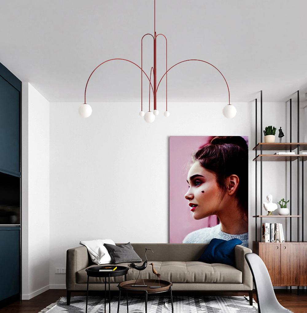 Nordic Metal Glass Pendant Lamp for Modern Spaces | Belrixo