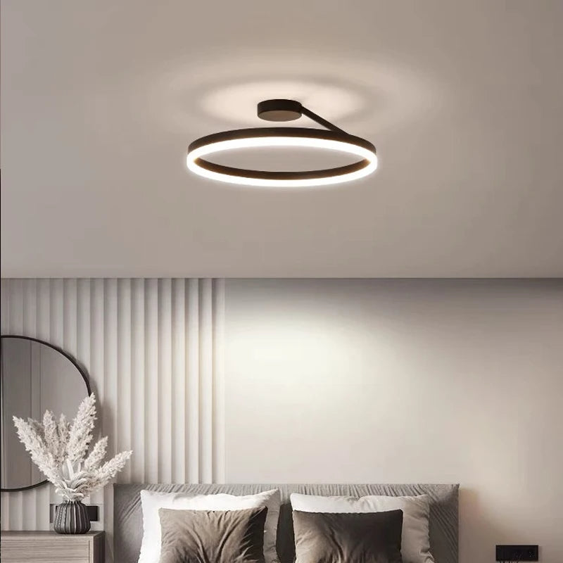 Nordic Minimal Metal LED Ceiling Light Fixture | Lunira