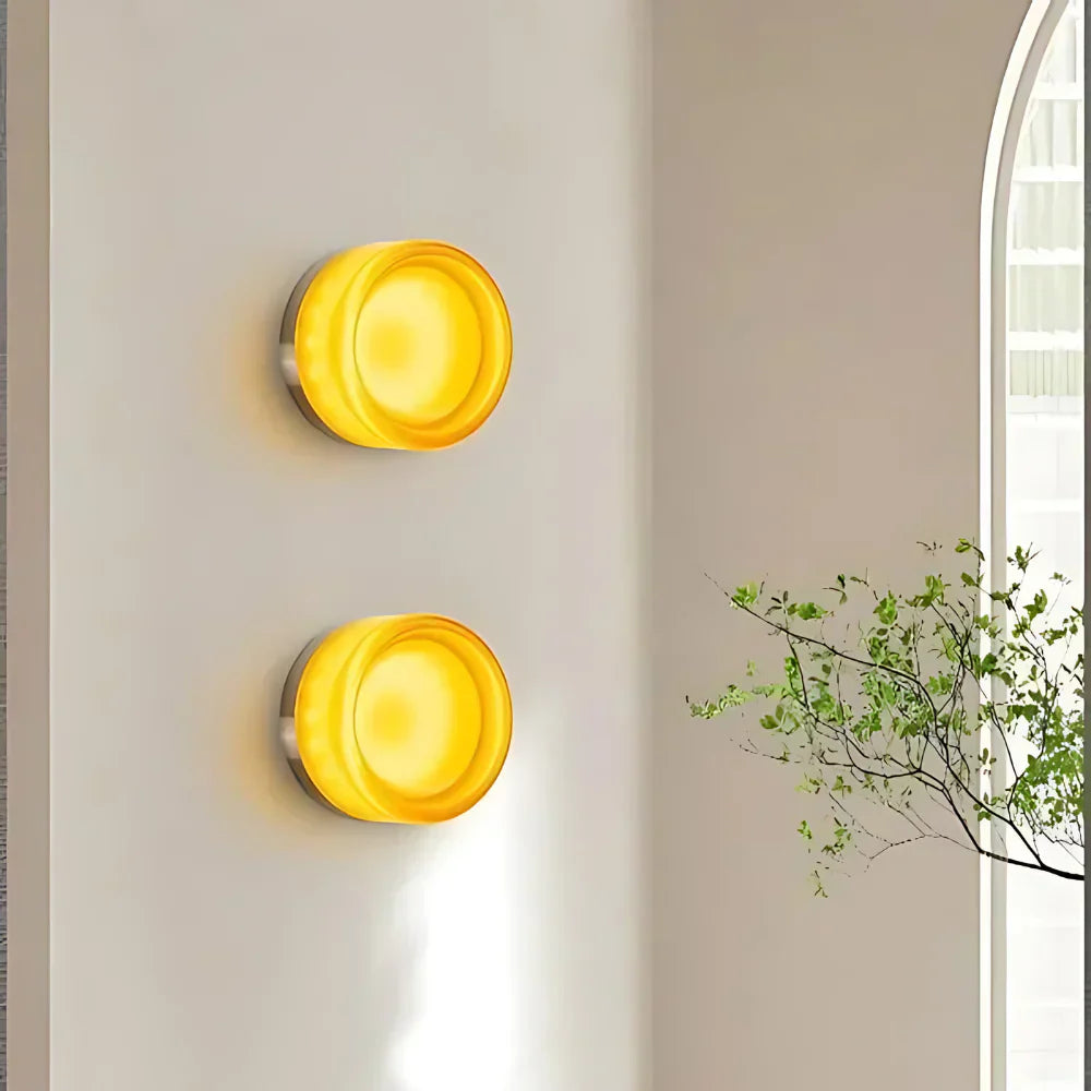 Nordic Minimalist Acrylic Lens LED Wall Light | Luminox