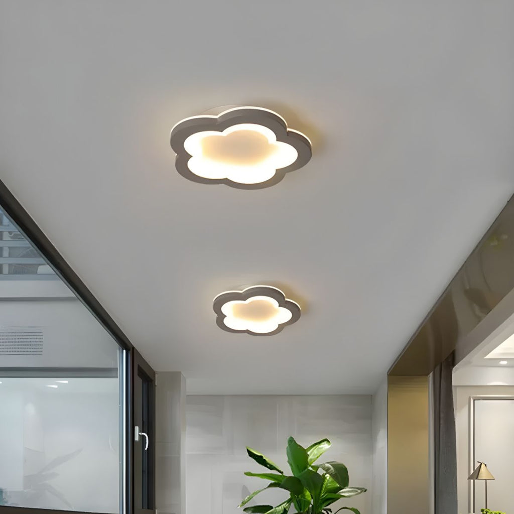 Nordic Minimalist Flower Ceiling Light | Lumena
