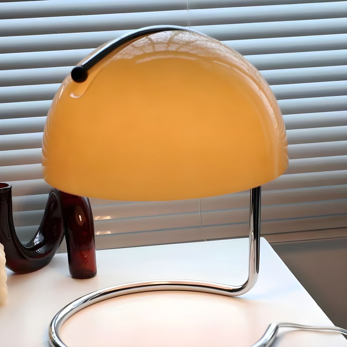 Nordic Modern Table Lamp with Glass Dome | Orsani