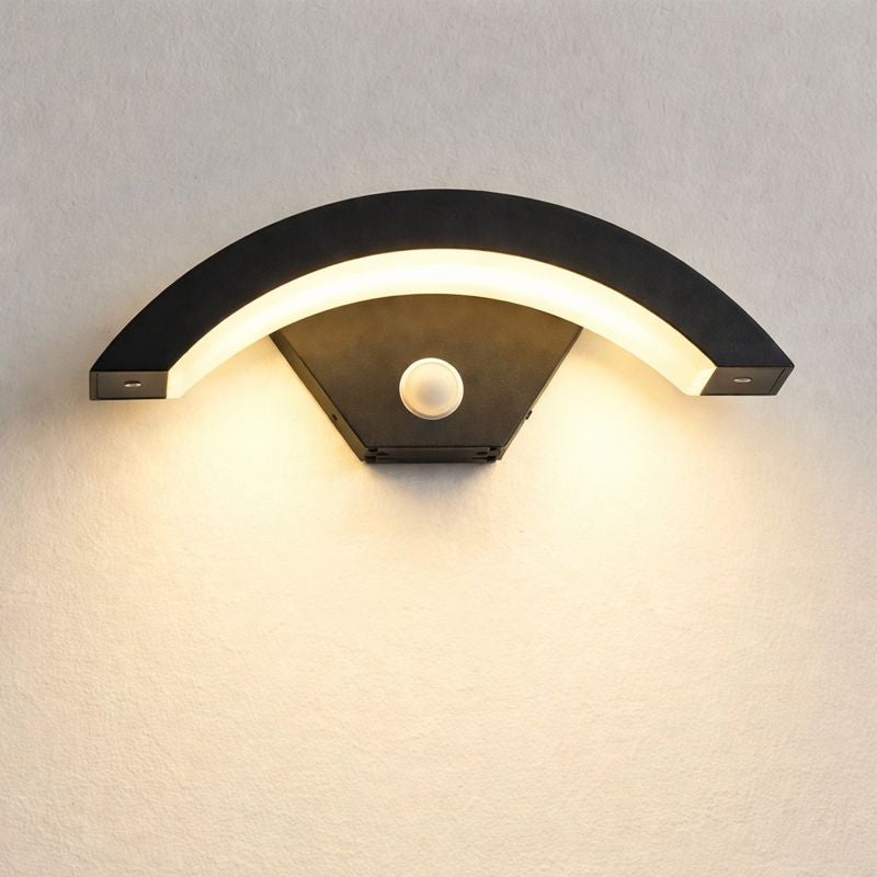 Nordic Outdoor Metal Wall Light with Motion Sensor LED | Worexa