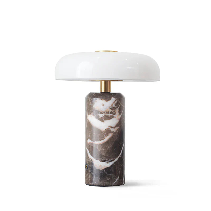 Nordic Portable LED Table Lamp with Marble Base | Nadoma