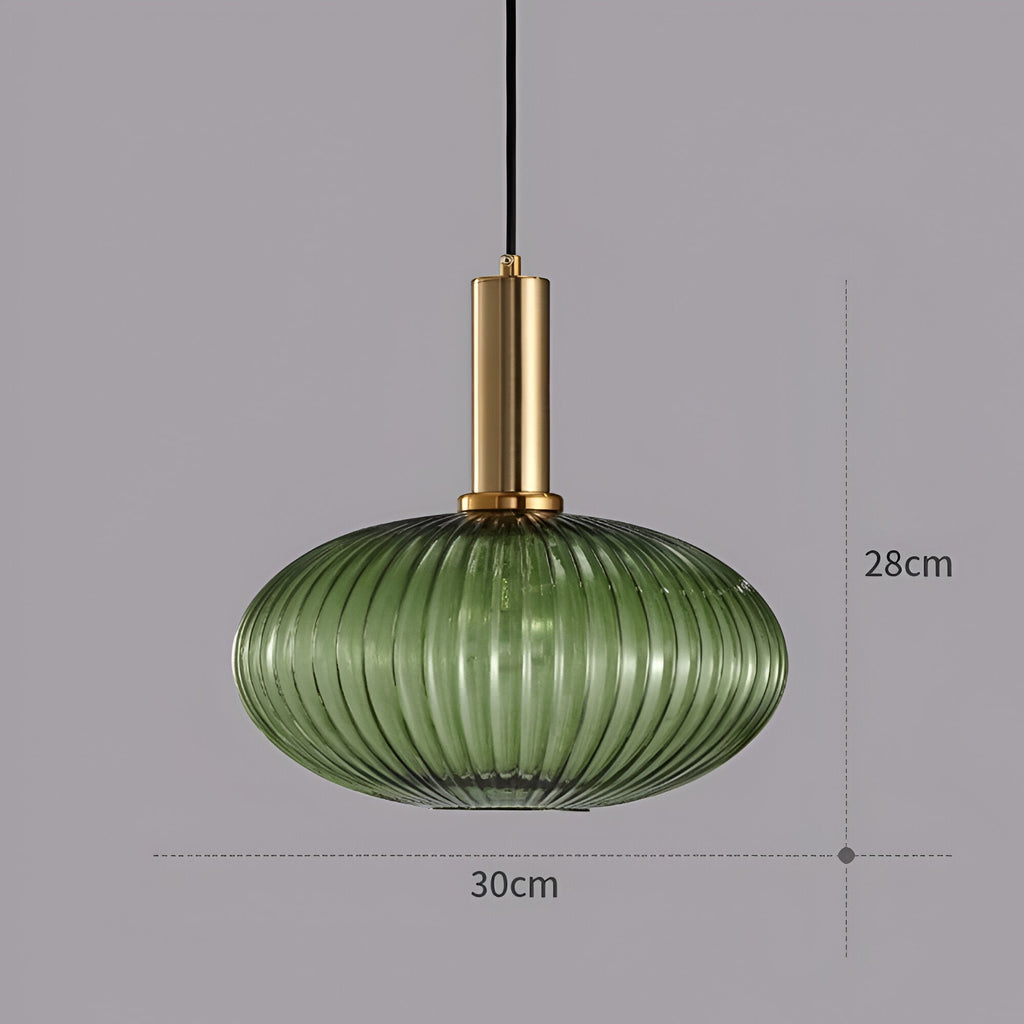 Nordic Retro Glass Pendant Light for Modern Interiors | Luvetis