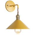 Nordic Retro Wall Light with Flared Glass Shade | Glasora