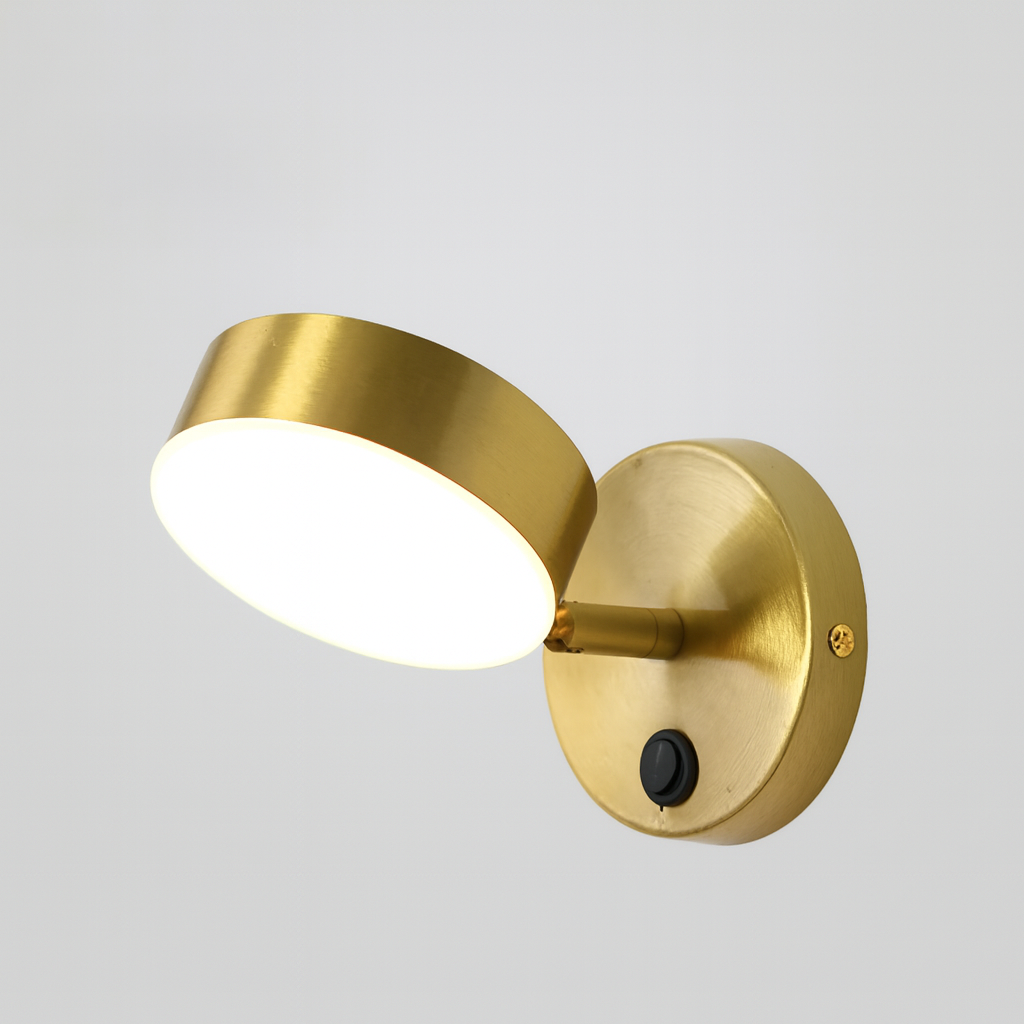 Nordic Style Black Gold LED Wall Light Fixture | Rovexa