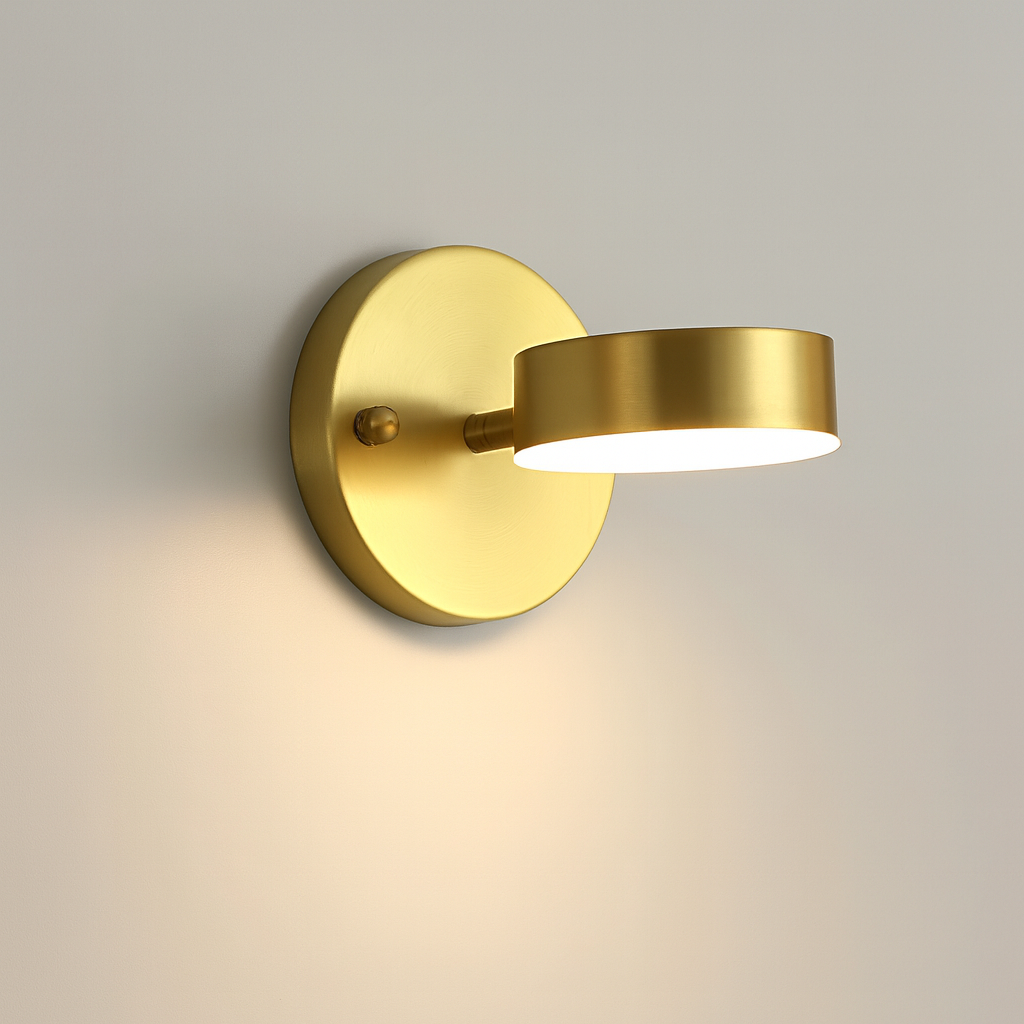 Nordic Style Black Gold LED Wall Light Fixture | Rovexa
