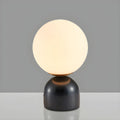 Nordic Style Globe Glass Table Lamp Marble Base | Liora