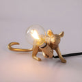 Nordic Style Gold Resin Mouse Table Lamp | Rattate