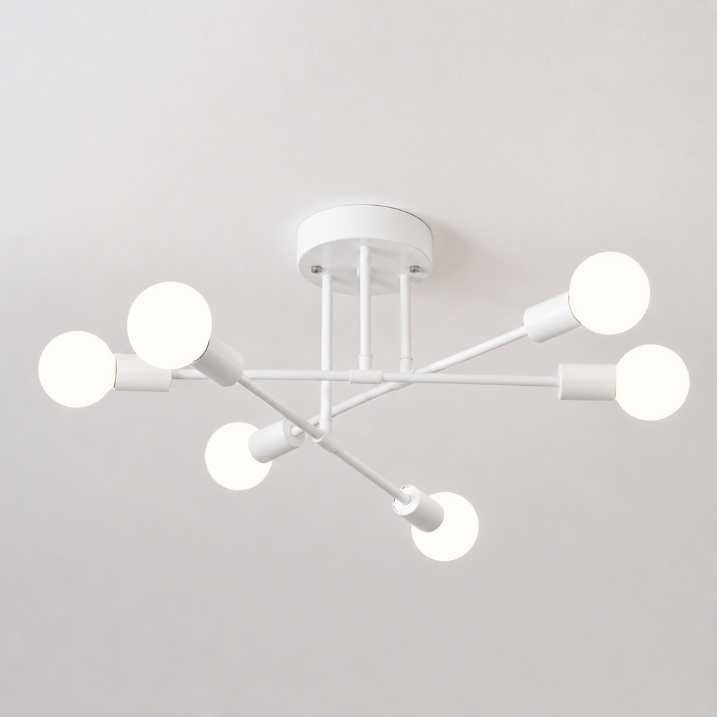 Nordic Style Metal Ceiling Light Fixture for Modern Spaces | Norira