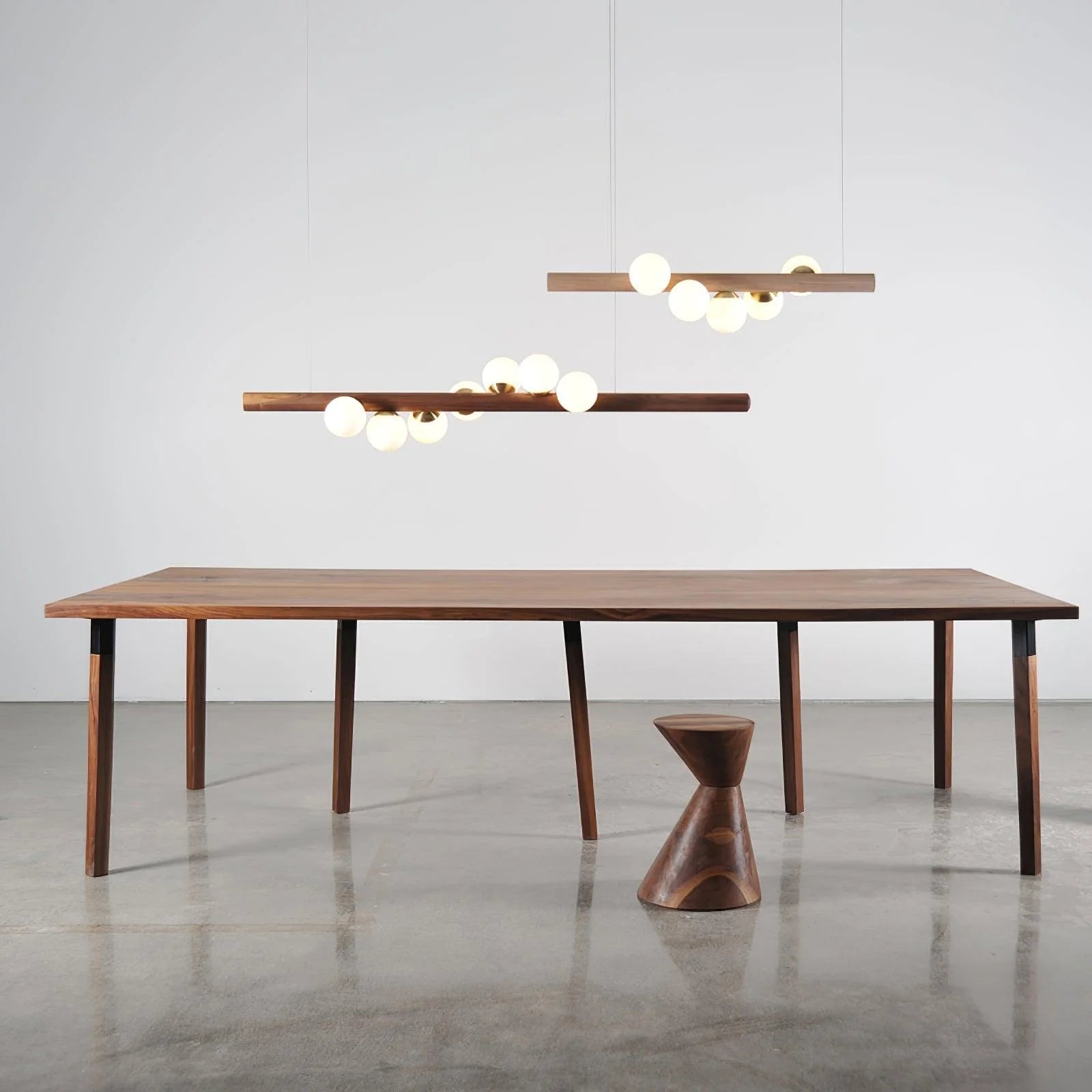 Nordic Timber Finish Pendant Light Modern Design | Vornix