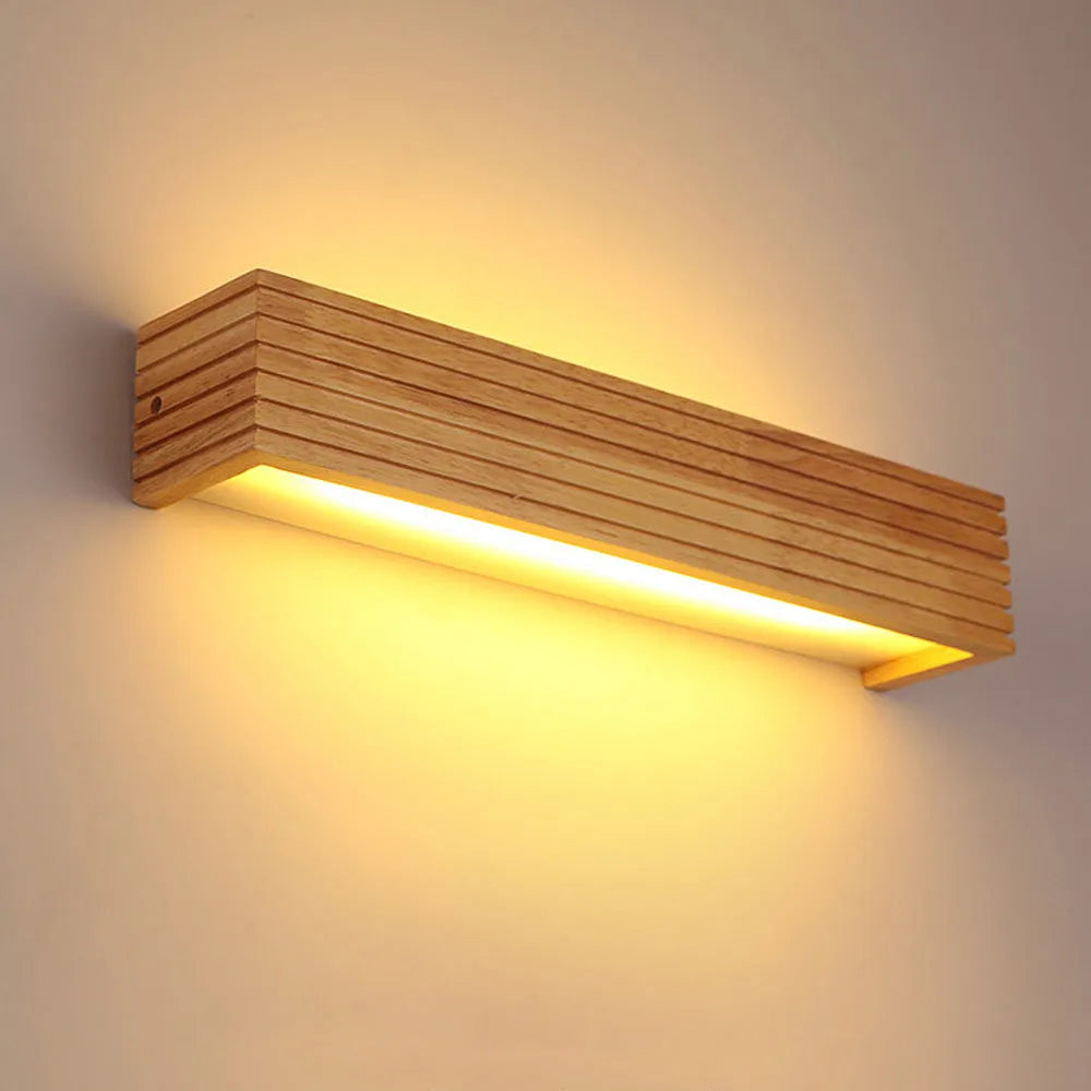 Nordic Wood LED Wall Light for Daily Home Use | Woodora