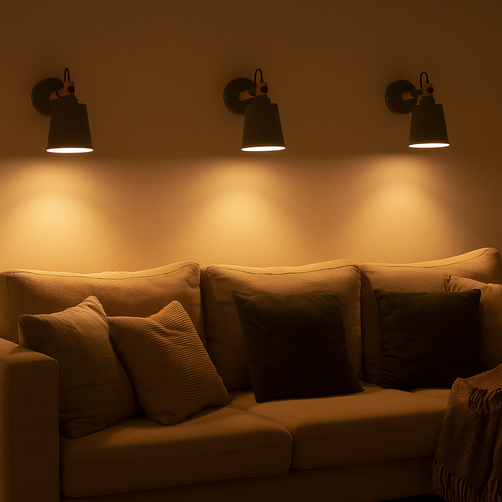 Nordic Wood and Metal Wall Light for Home Use | Lumnora