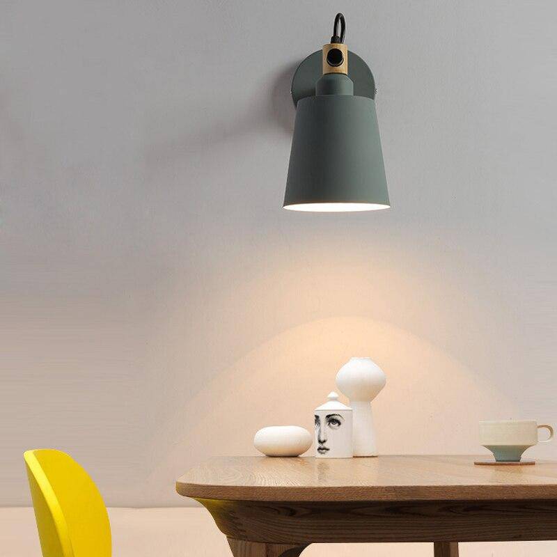 Nordic Wood and Metal Wall Light for Home Use | Lumnora