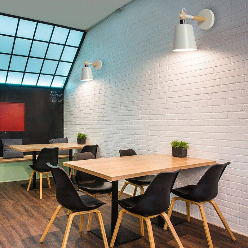Nordic Wood and Metal Wall Light for Home Use | Lumnora