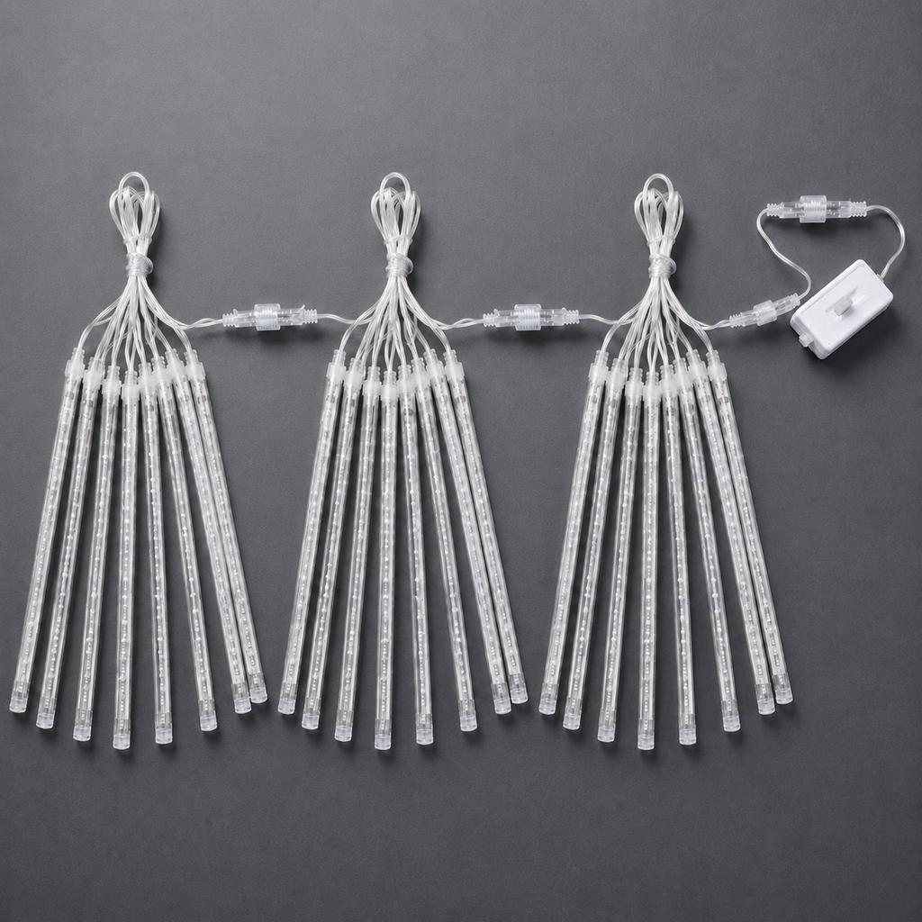 Outdoor LED Meteor Shower Curtain String Light | Pernico