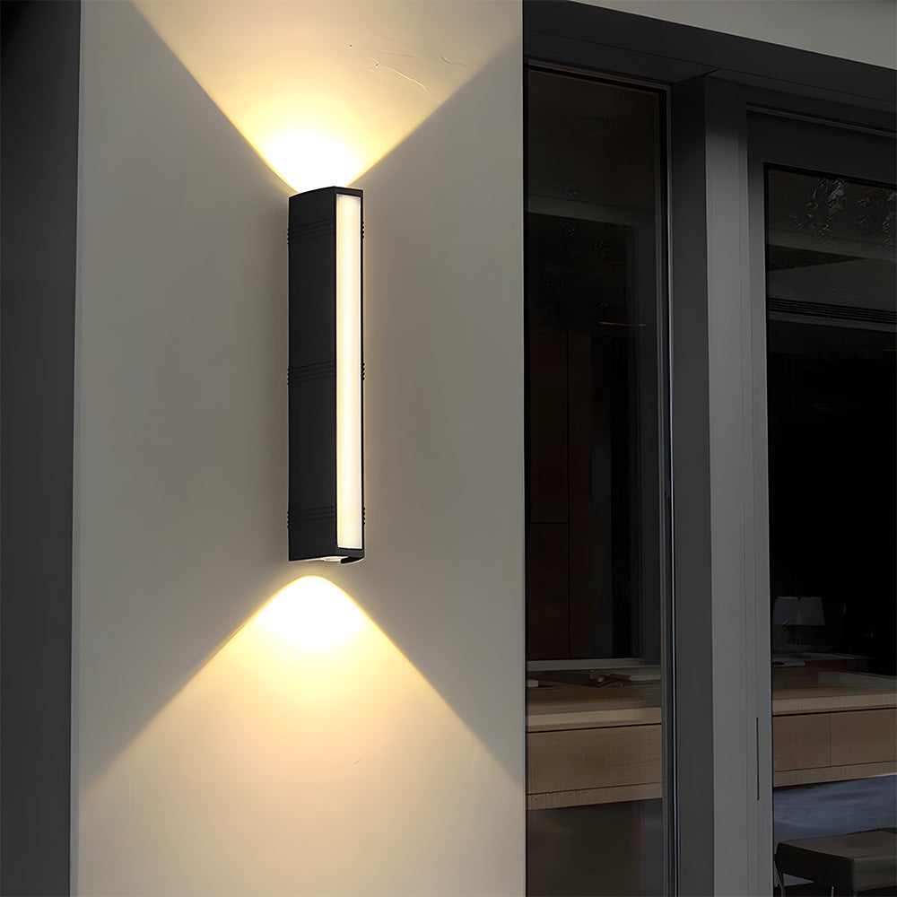 Outdoor LED Wall Light Tube Minimalist Modern | Morlix