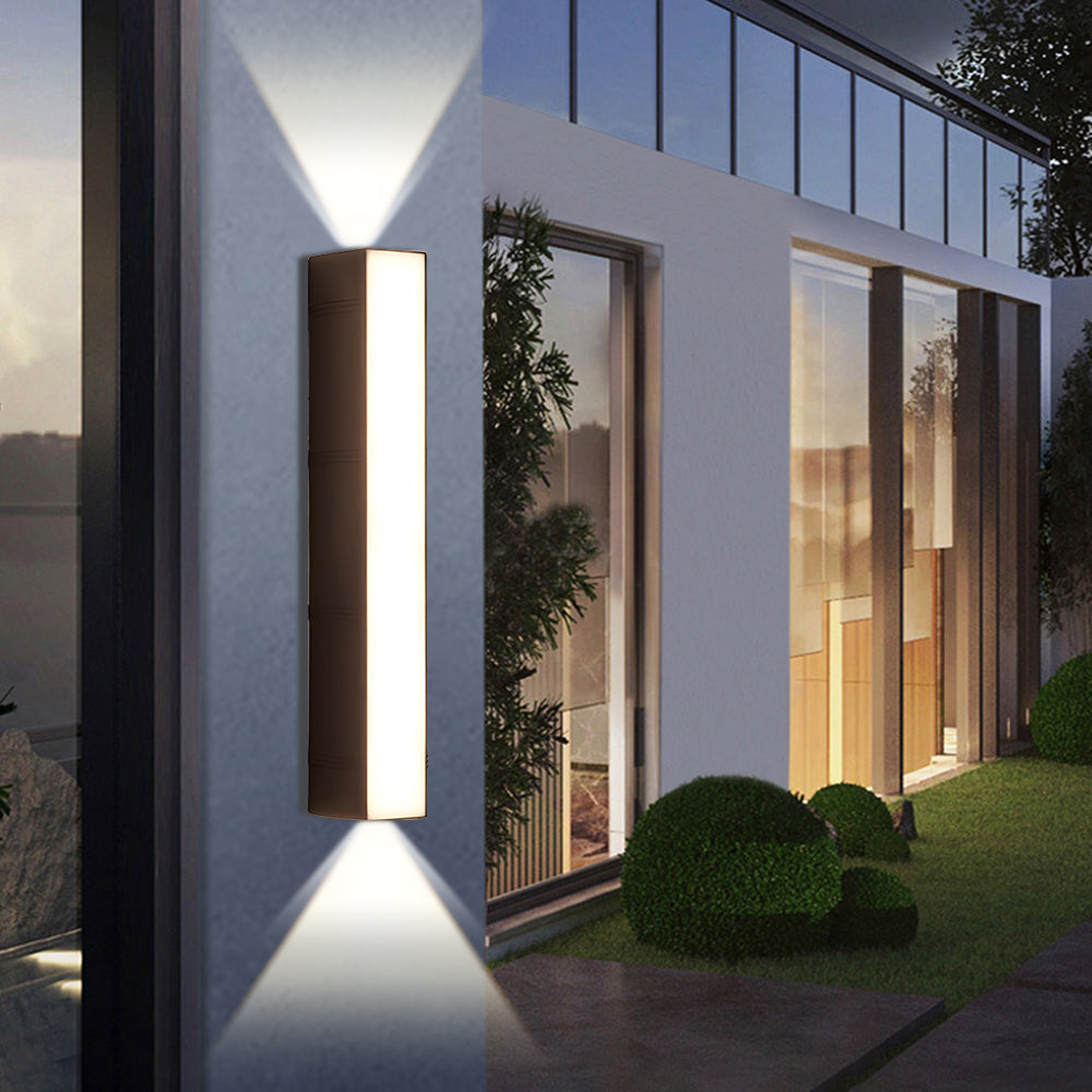 Outdoor LED Wall Light Tube Minimalist Modern | Morlix