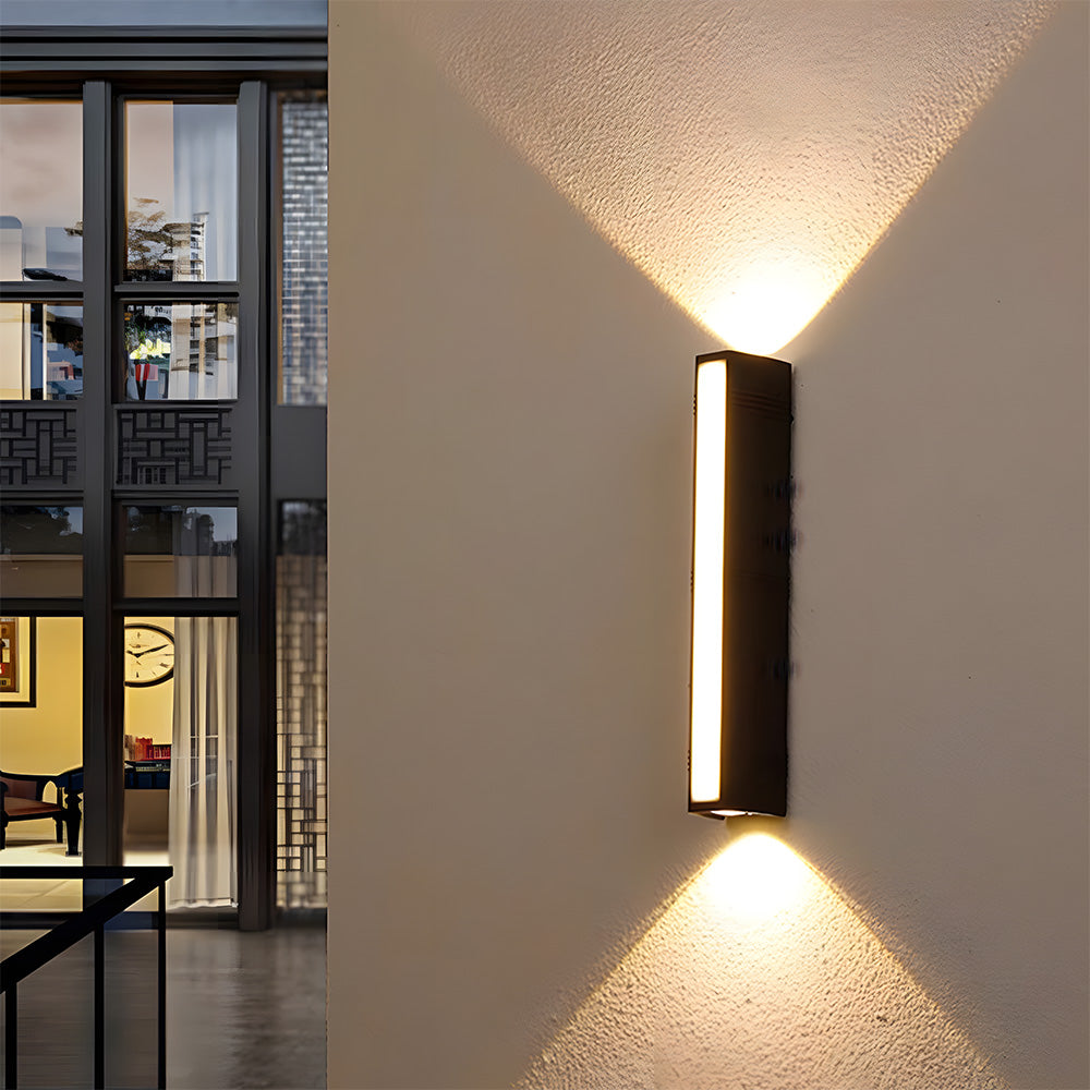 Outdoor LED Wall Light Tube Minimalist Modern | Morlix