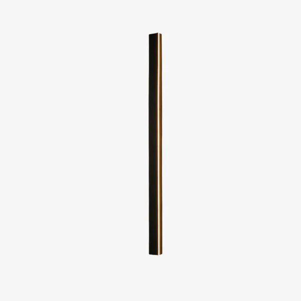 Outdoor Linear LED Wall Light Black for Garden Use | Halvex