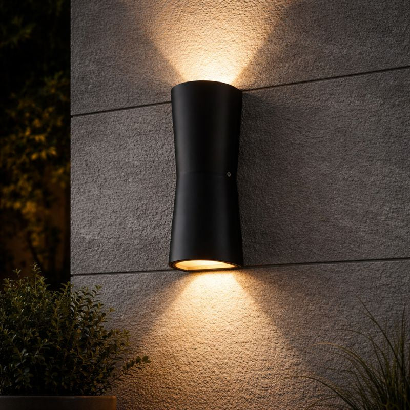 Outdoor Metal Torch Wall Light Minimalist LED Design | Bonvex
