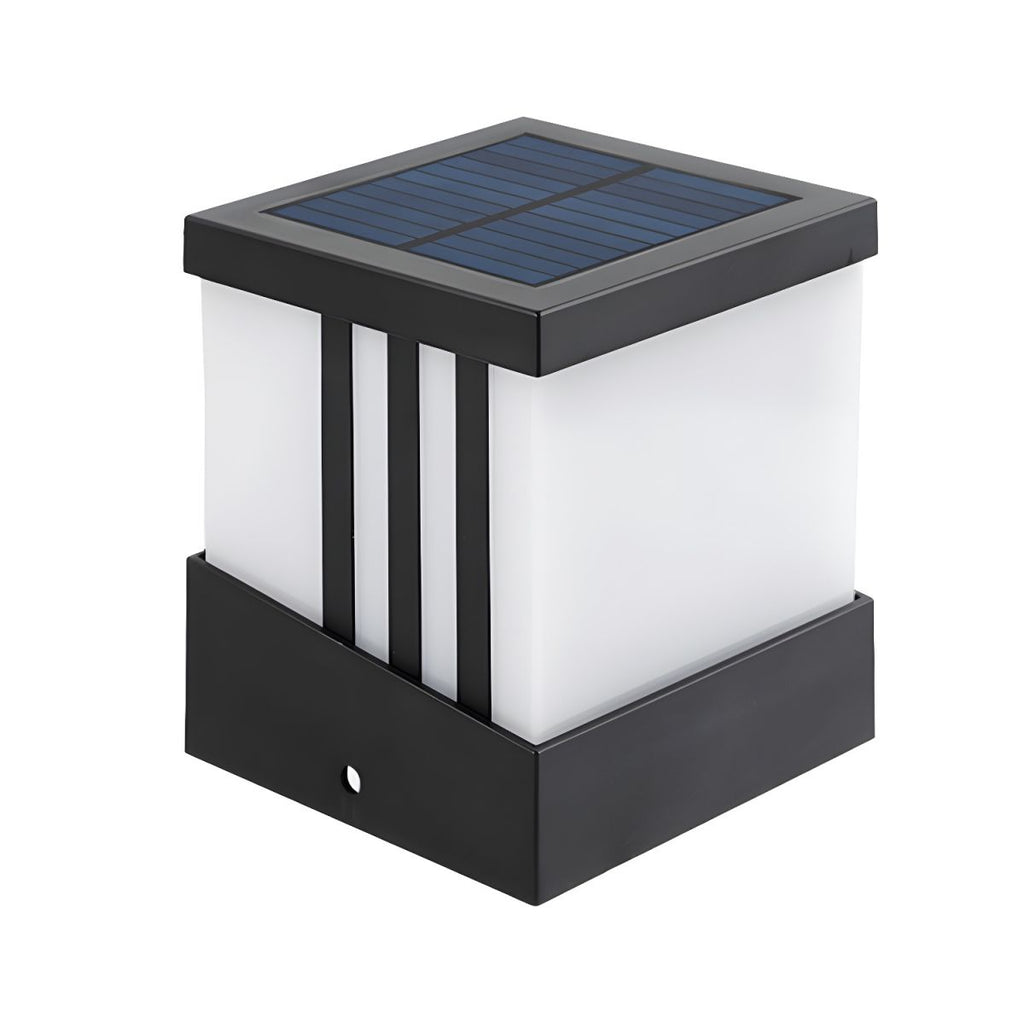 Outdoor Solar LED Cube Light Modern Style 3 Modes | Lornico