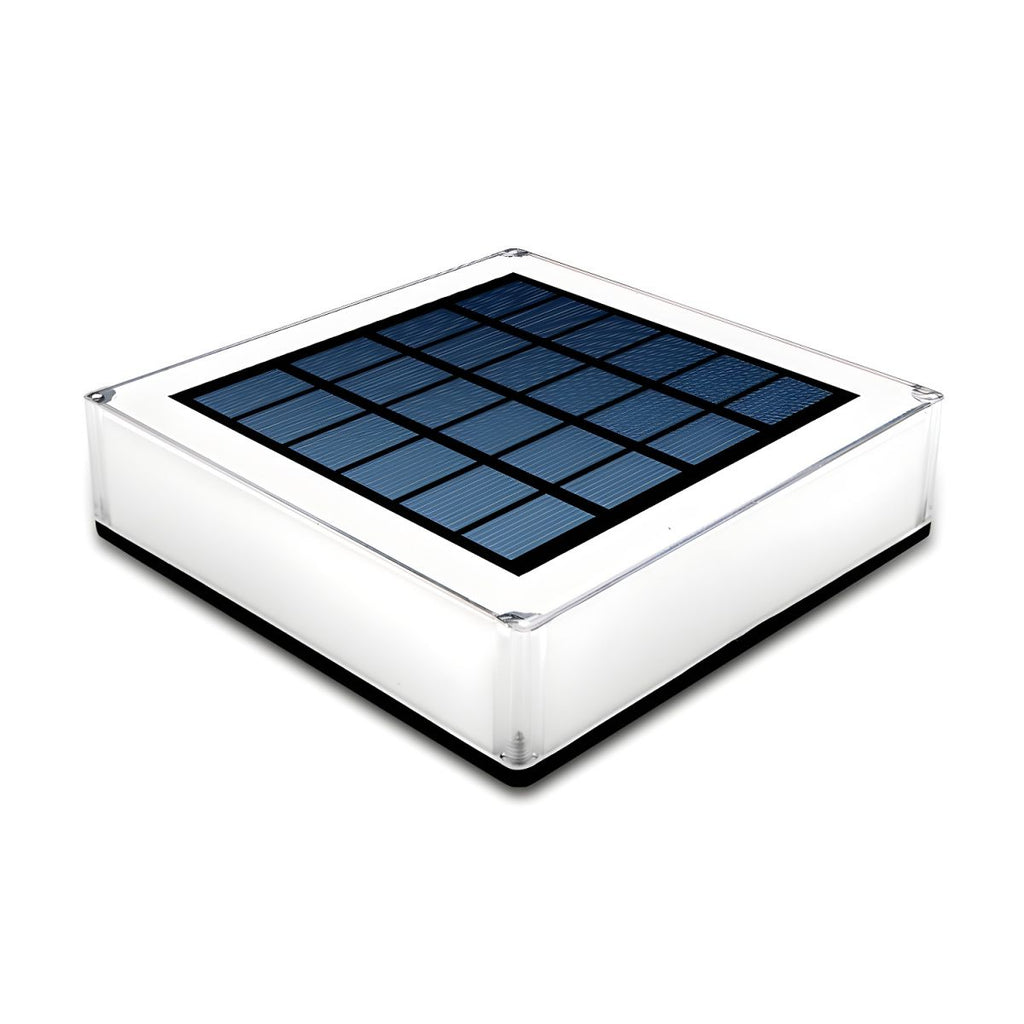 Outdoor Solar LED Square Garden Pillar Light | Jelnico
