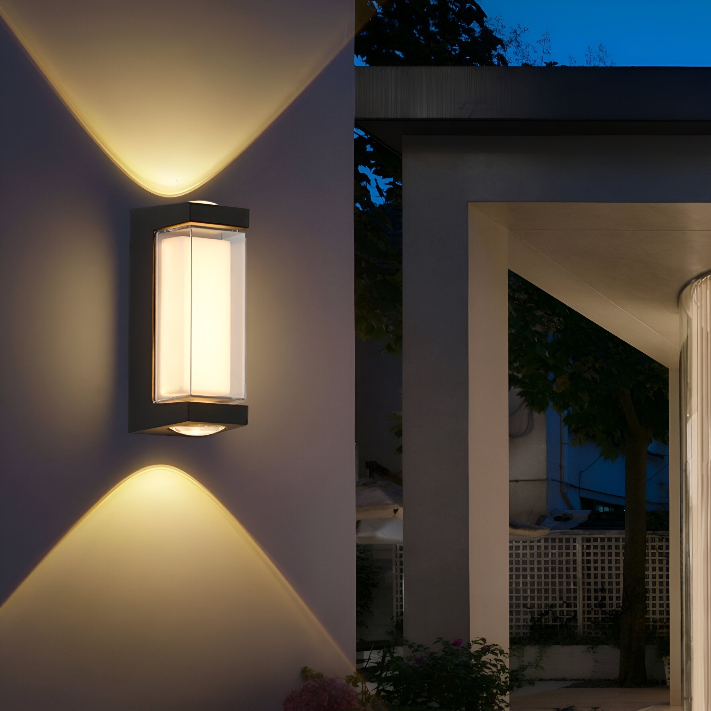 Outdoor Waterproof Acrylic Wall Light Nordic Minimalist | Elnico