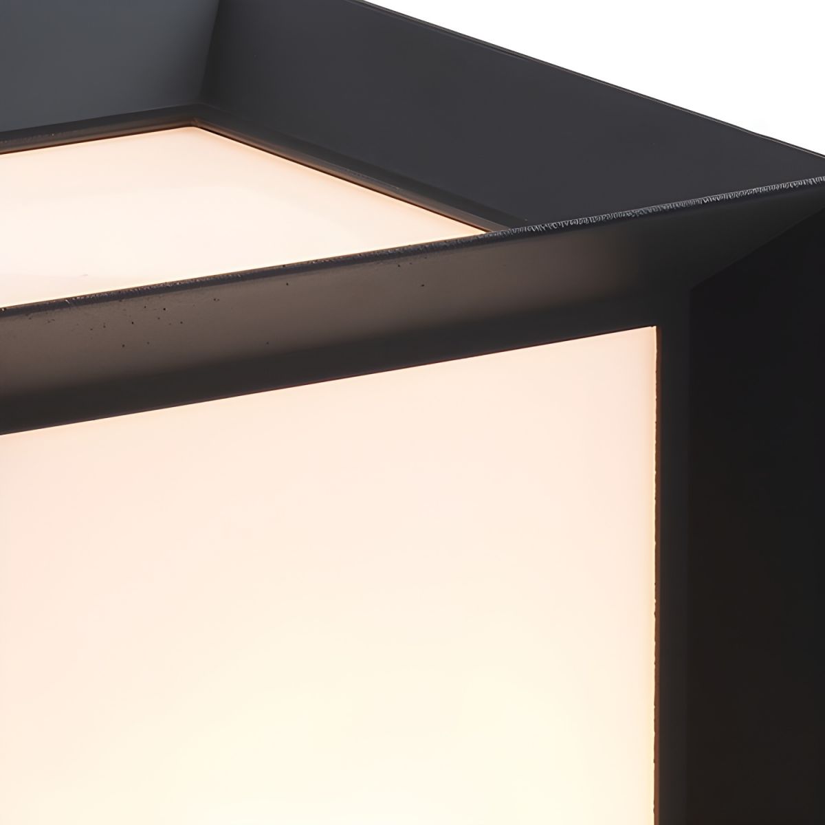 Outdoor Waterproof Plastic Rectangle Light Fixture | Linvora