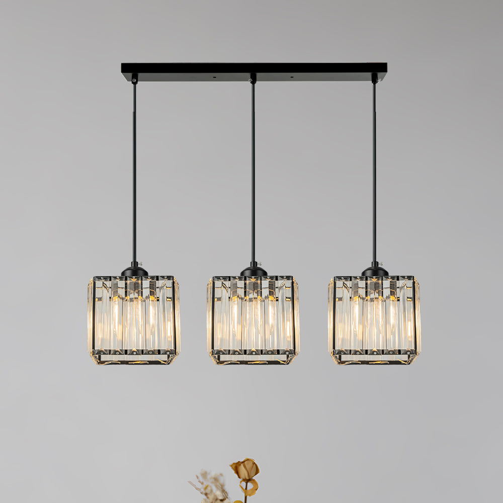Pendant Crystal Multi Head Nordic Light Fixture | Zenvix
