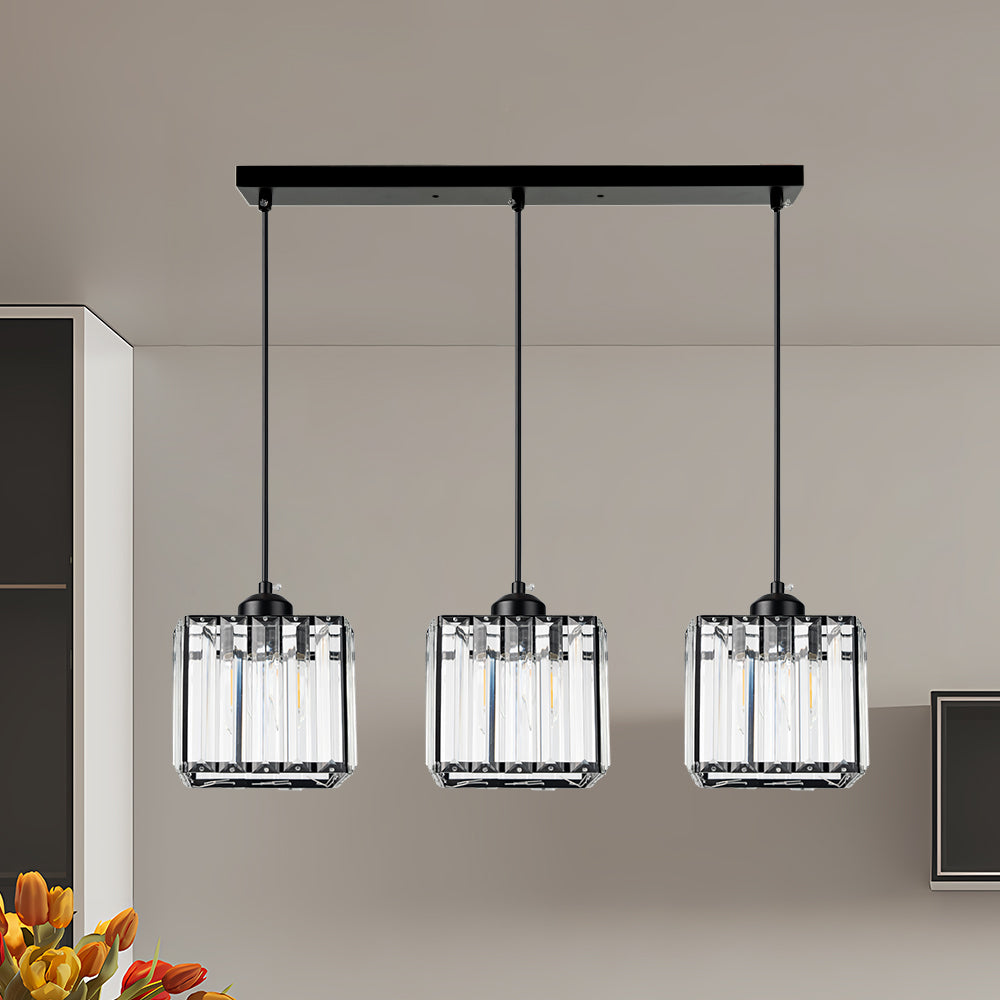 Pendant Crystal Multi Head Nordic Light Fixture | Zenvix