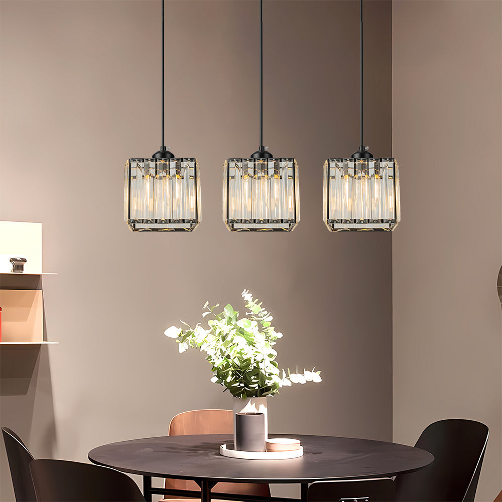 Pendant Crystal Multi Head Nordic Light Fixture | Zenvix