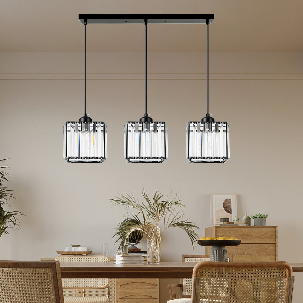 Pendant Crystal Multi Head Nordic Light Fixture | Zenvix
