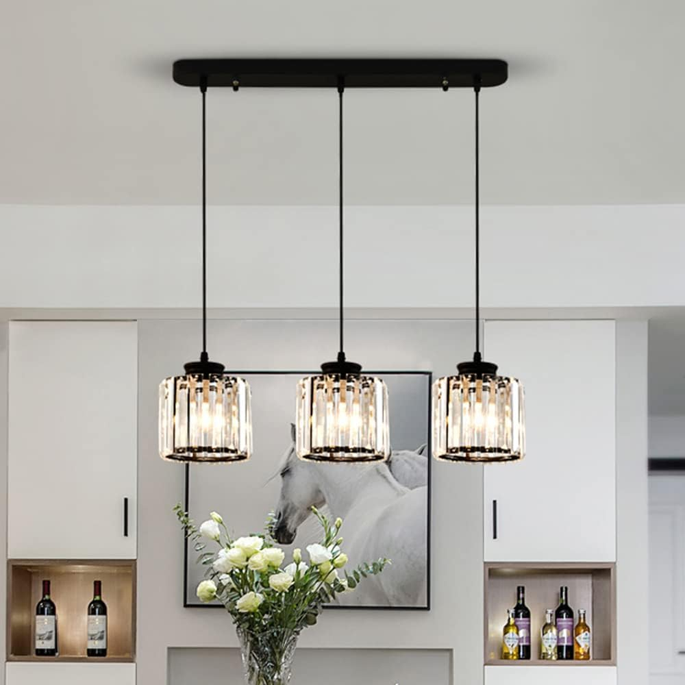 Pendant Crystal Multi Head Nordic Light Fixture | Zenvix