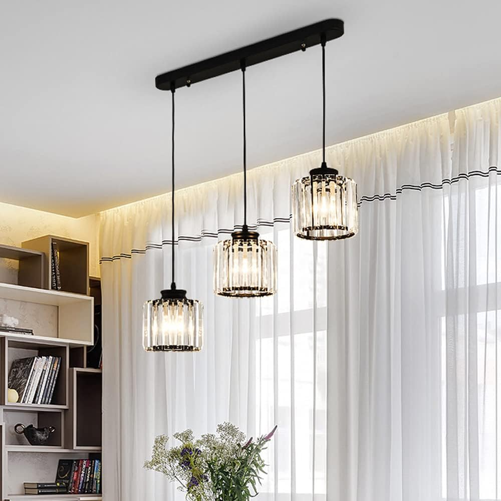 Pendant Crystal Multi Head Nordic Light Fixture | Zenvix
