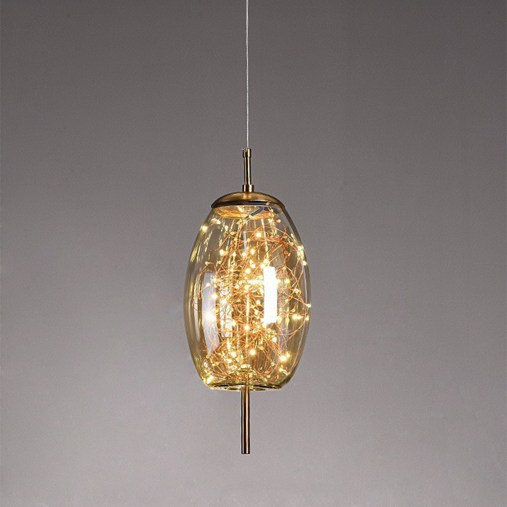 Pendant Glass Shade Nordic Style LED Light | Lormix