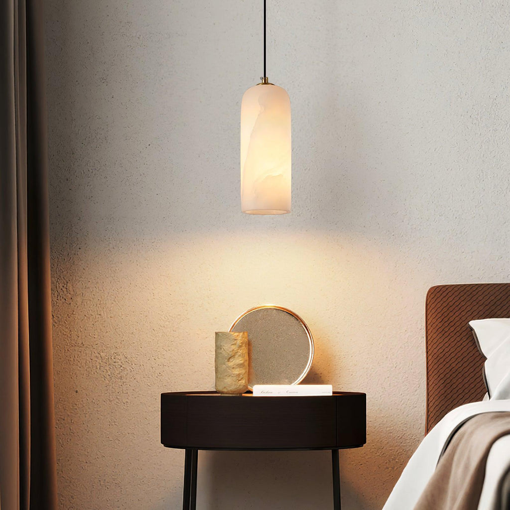 Pendant Light Alabaster Nordic Minimalist Design | Luravo