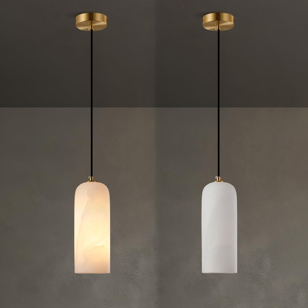 Pendant Light Alabaster Nordic Minimalist Design | Luravo