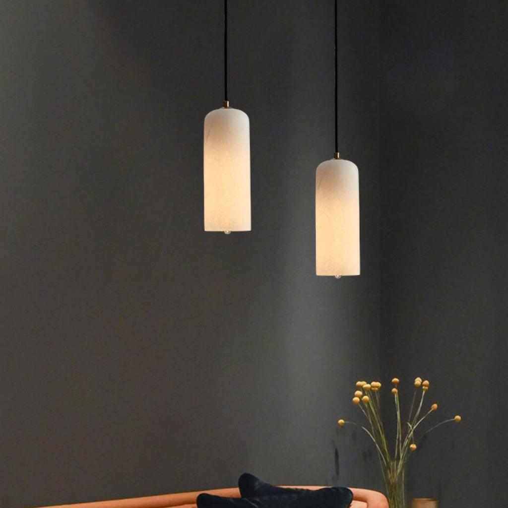 Pendant Light Alabaster Nordic Minimalist Design | Luravo